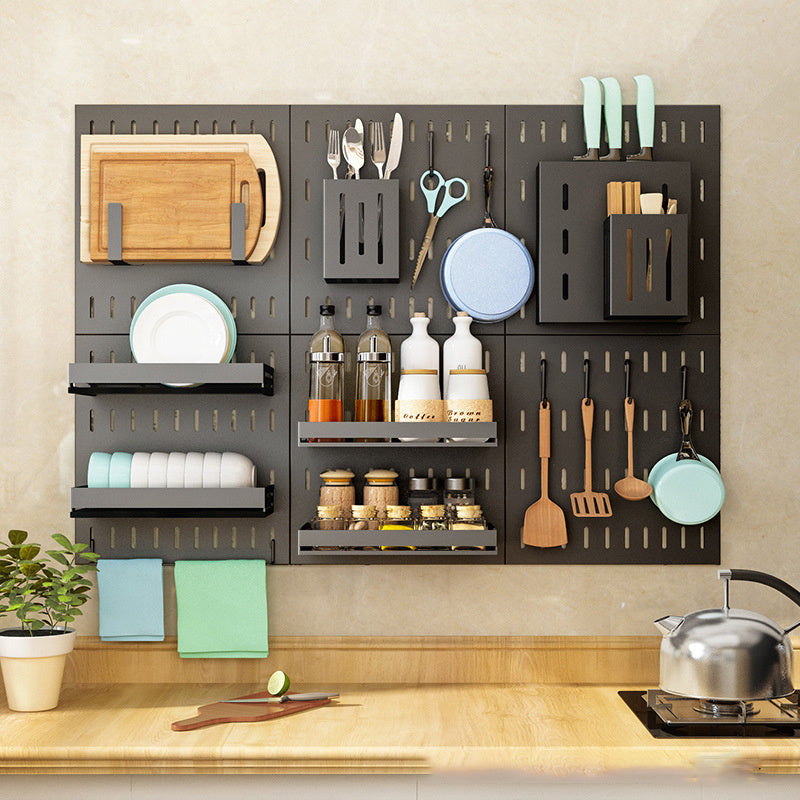 Wall-Mounted Kitchenware Shelf Set