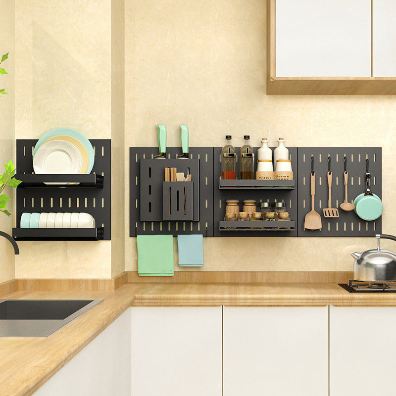 Wall-Mounted Kitchenware Shelf Set