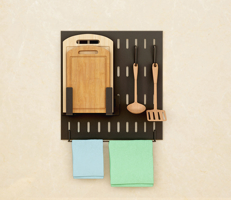 Wall-Mounted Kitchenware Shelf Set