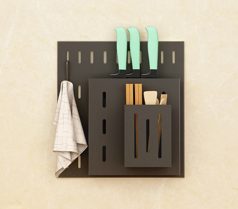 Wall-Mounted Kitchenware Shelf Set