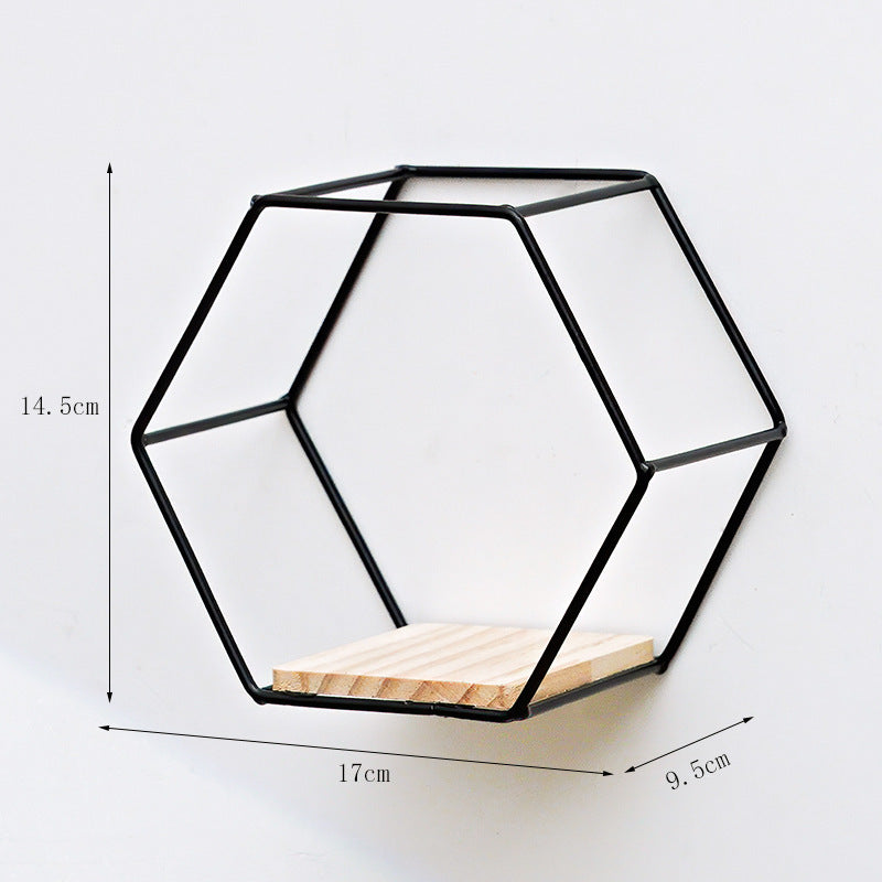 Hexagonal Wall Shelves