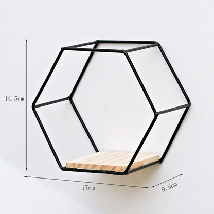 Hexagonal Wall Shelves