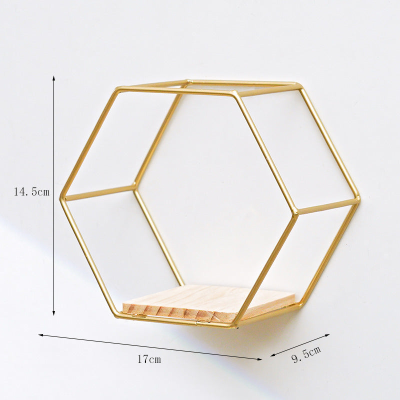 Hexagonal Wall Shelves