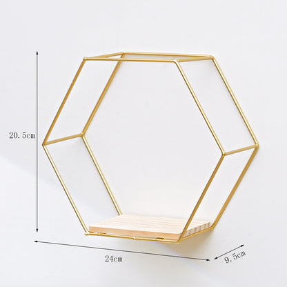Hexagonal Wall Shelves