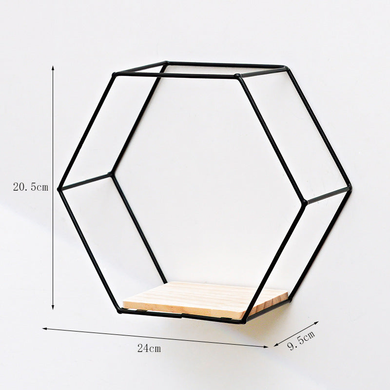 Hexagonal Wall Shelves
