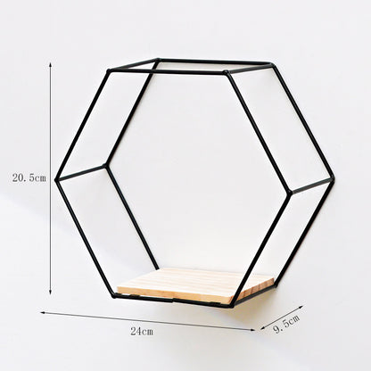 Hexagonal Wall Shelves