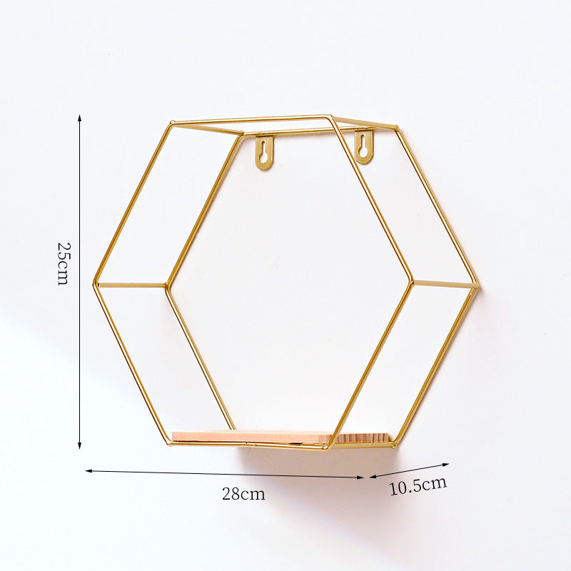 Hexagonal Wall Shelves