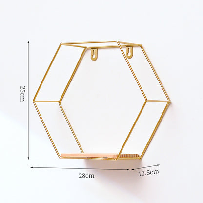 Hexagonal Wall Shelves