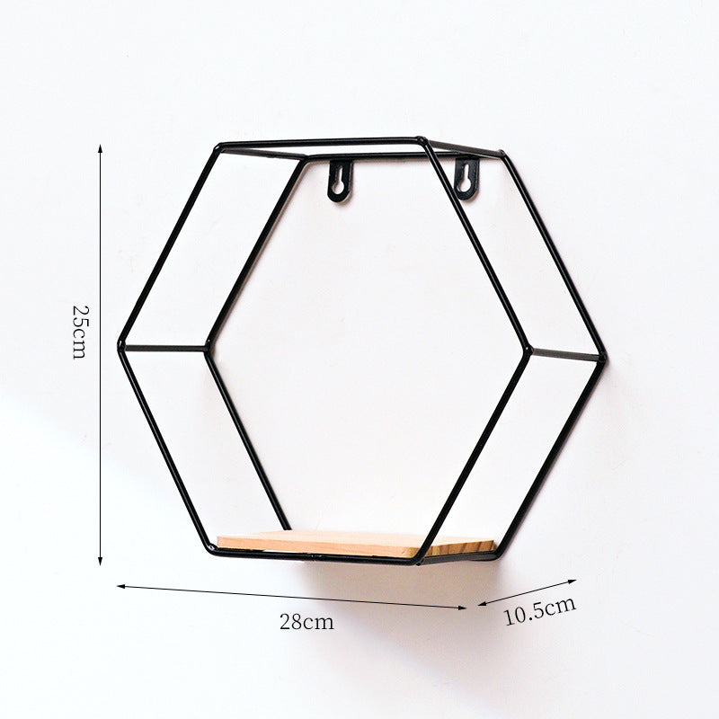 Hexagonal Wall Shelves