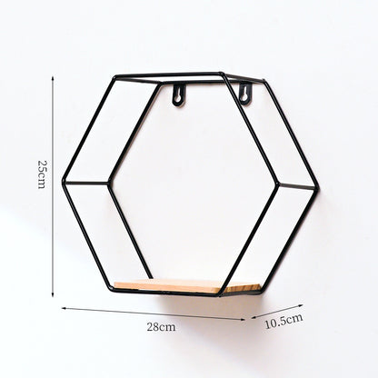 Hexagonal Wall Shelves