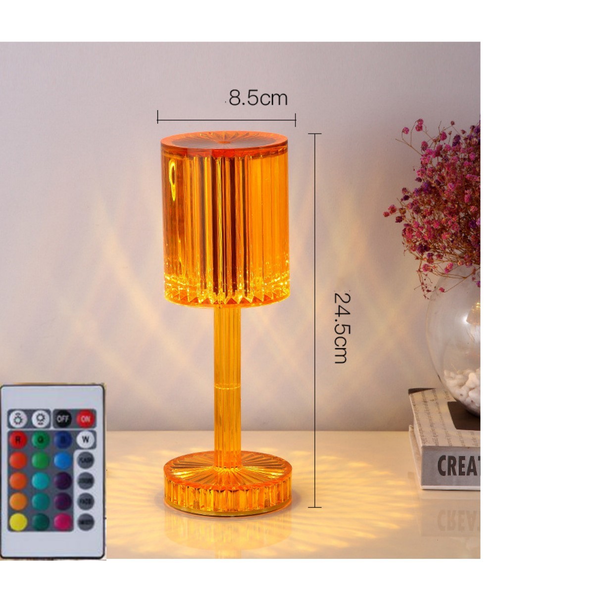 Crystal LED Table Lamp