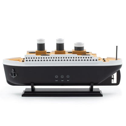 Ship Model Puff Effect Aroma Diffuser with Colour-Changing LED